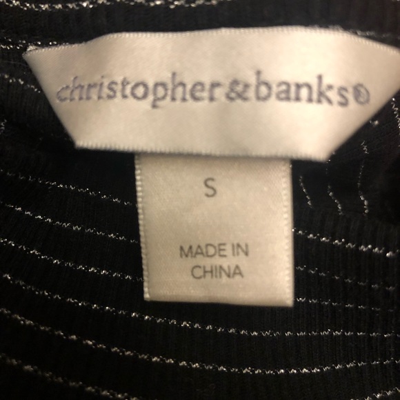 Christopher & Banks Mock Neck Small - Picture 4 of 4